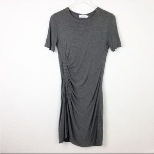 A.L.C. | Gray Ruched Sally Dress Size Small